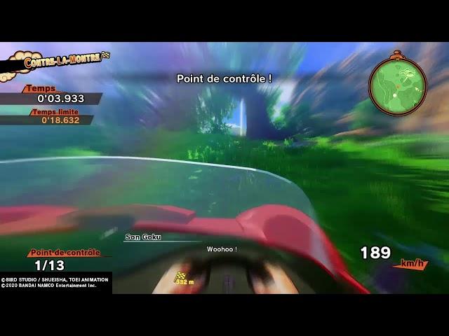 Dragon Ball Z Kakarot - Time Attack Hovercar record: 46s ( Central Plains Area )