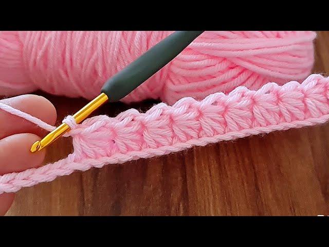 Beginners are here. Very easy to make. Very beautiful crocheted  pattern baby blanket.