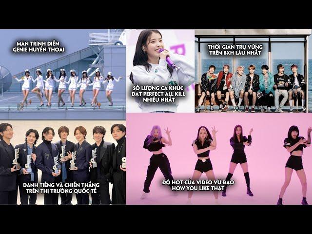 Những kỷ lục bất bại của loạt Idol Kpop mà không ai đọ nổi