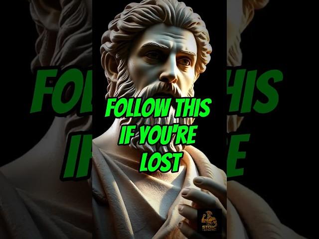 Feeling Lost? Follow These 3 Stoic Steps to Find Your Purpose!. #stoicism