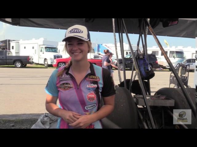 NHRA Top Alcohol Dragster Driver Megan Meyer shows us around her race car