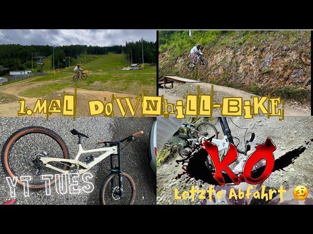 erstes Mal Downhill-Bike mit "verfluchter" letzter Abfahrt I Bikepark Semmering I YT Tues