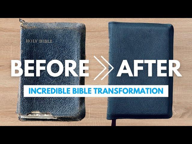 Before & After: Family Heirloom Bible Restoration by AA Leather