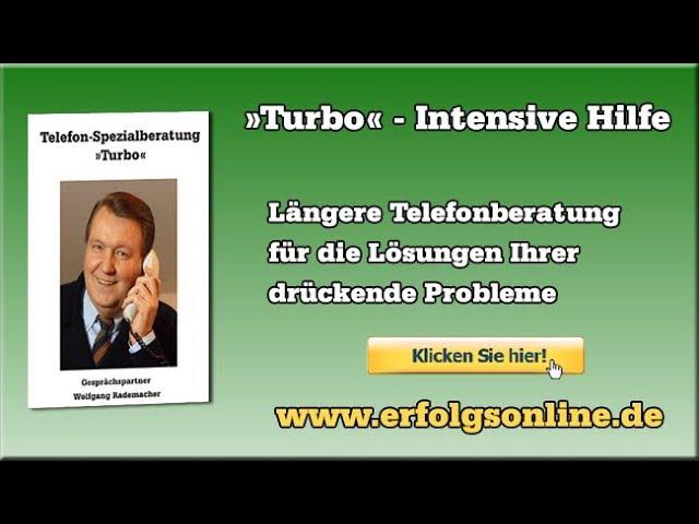 Finanzprobleme lösen mit der telefonischen Spezialberatung »Turbo«