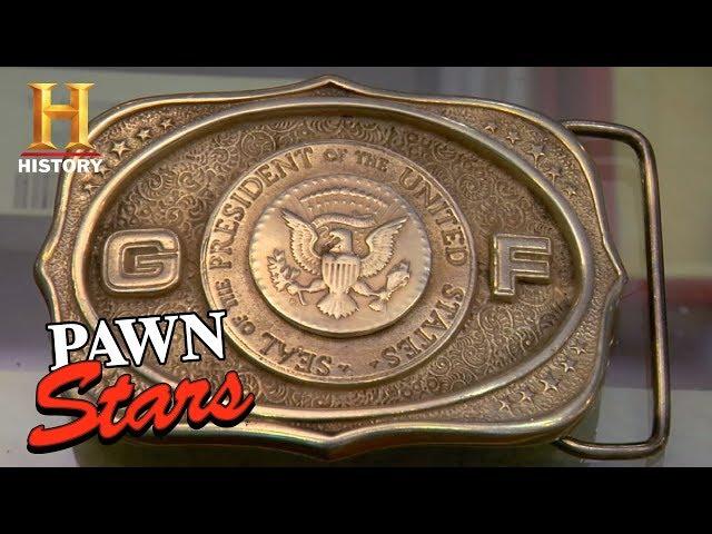 Pawn Stars: Gerald Ford Belt Buckles (Season 5) | History