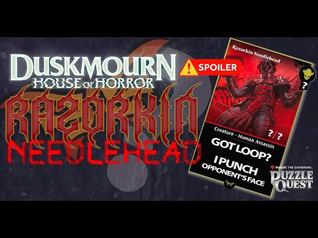 Duskmourn Spoilers | Razorkin Needlehead | Magic Puzzle Quest