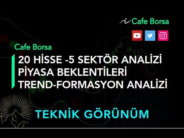 Yeni Haftaya Başlarken; 20 Hisse - 5 Sektör Analizi - Borsa Piyasa Hisse Analizleri - 10.Haziran