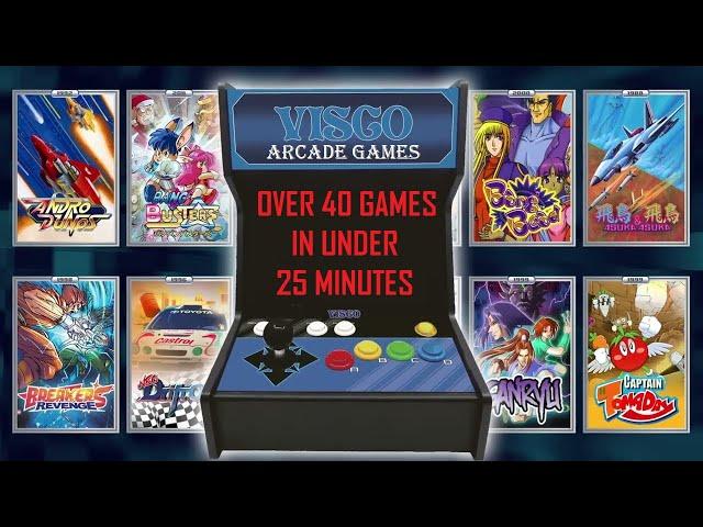 Over 40 Visco Arcade Games In Under 25 Minutes