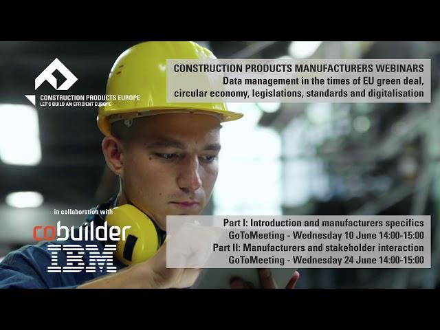 Construction Products Europe webinars 2020