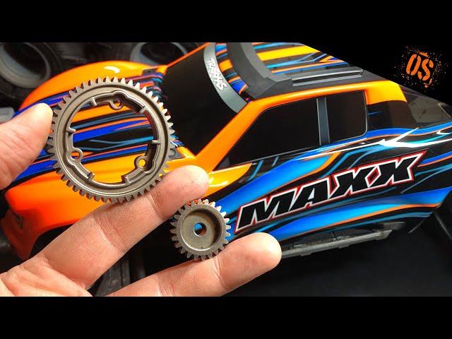 How To Change The Spur And Pinion On The Traxxas Maxx V1 and V2