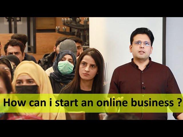 How can I start an online business ? Saqib Azhar at Enablers