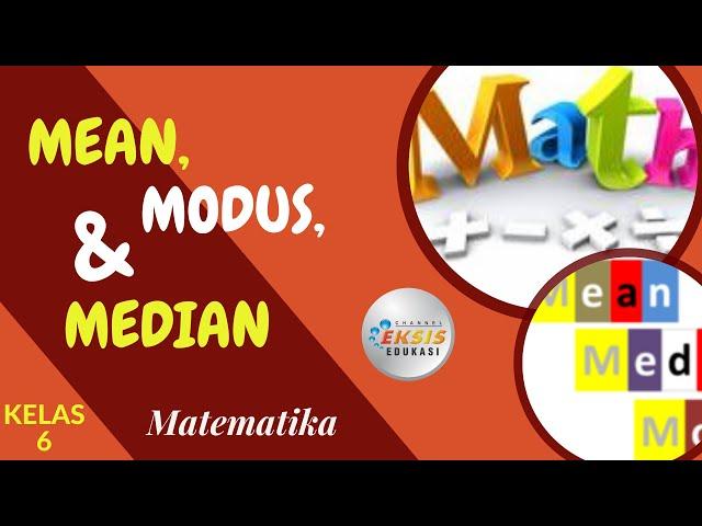 Mean, Modus, Median - Matematika