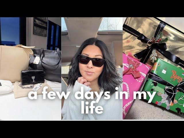 VLOG | DONATING HANDBAGS, SSENSE BLACK FRIDAY HAUL, XMAS STUFF