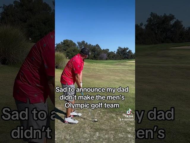 Sad to announce my dad didn’t make the Olympic golf team this year #golf #golfer #dad #fail #shorts