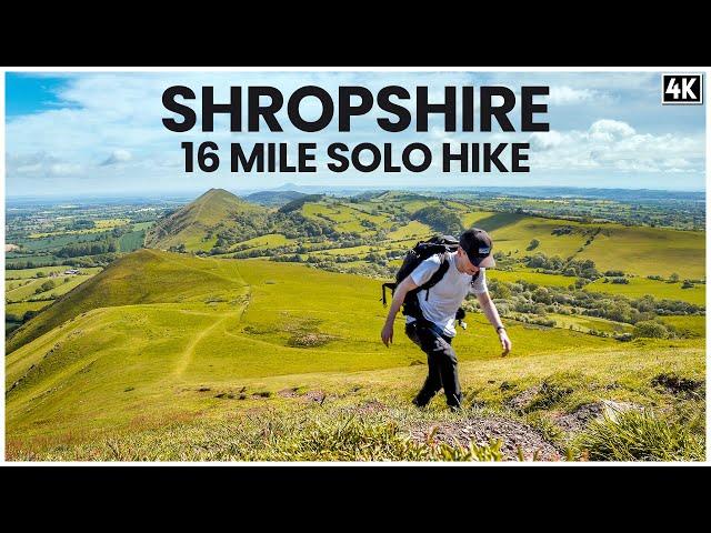 Solo Hiking 16 Miles across Shropshire (Long Mynd & Caer Caradoc)