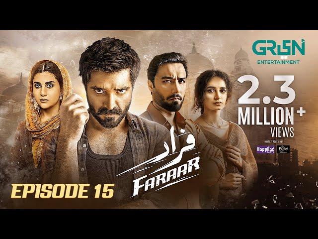 Faraar Episode 15 (Subtitles) 23rd Feb 2025 - Hamza Ali Abbasi - Ahmed Ali Akbar - Sohai Ali Abro