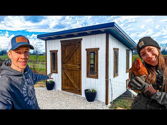 Couple Builds Dream Chicken Coop