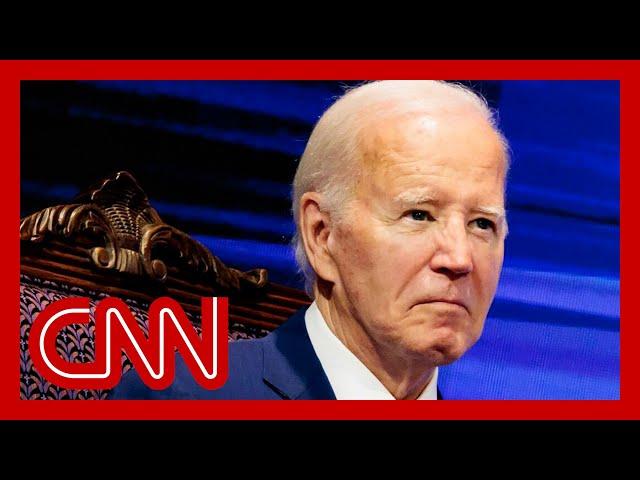 President Biden speaks in rare solo news conference