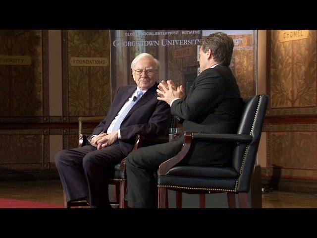 Warren Buffett, Brian Moynihan Speak at Georgetown