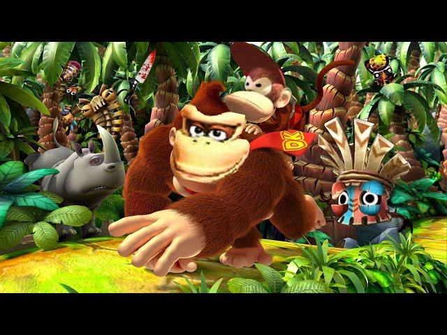 Donkey Kong Country Returns but I ruined it