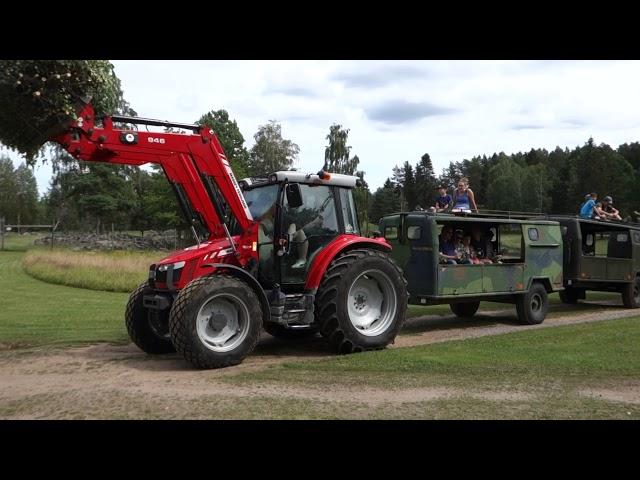 Safarizug im Virum Elchpark