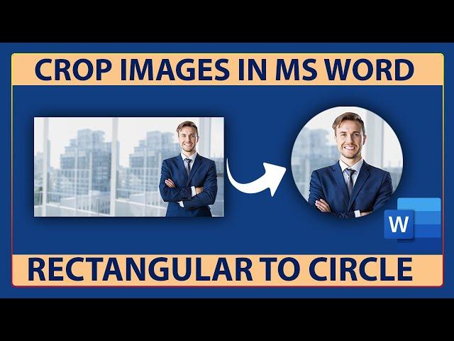 How to crop images to Circle Shape in Microsoft Word