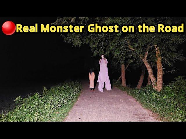 Real Monster Ghost on the Road