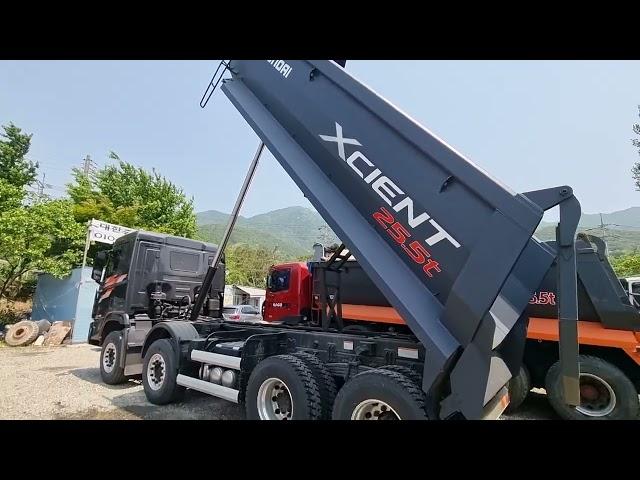 대한중기매매상사 현대덤프트럭매매 540 20년05월 2800Km  Hyundai Dump truck sales 540ps  May 2020 mileage2800Km