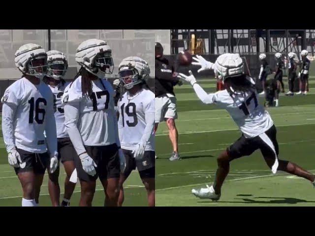 DAVANTE ADAMS DAY 1 MINICAMP HIGHLIGHTS; ROUTE RUNNING & RUN AFTER CATCH ON POINT