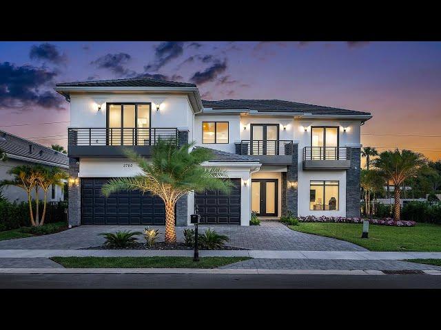 A brand new resort style home in Boca Raton for sale at $3,988,800