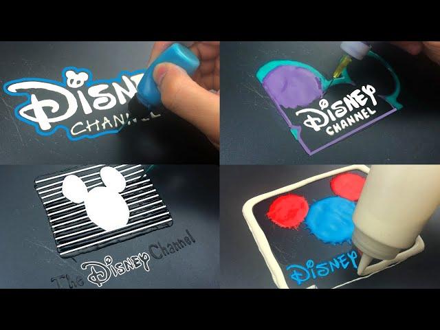 Disney Logo Evolution (1986-present) - Pancake Art