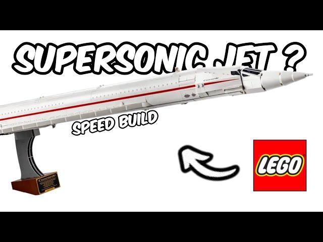 The Concorde LEGO Set Speed Build | Supersonic jet…