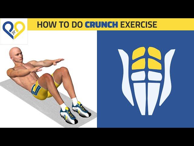 Best abs exercises: Abdominal Crunch - Upper Abs - How to do crunch exercise