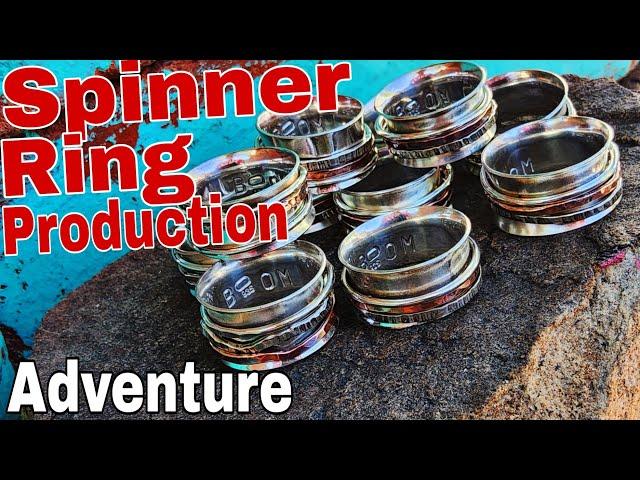 Ep.98) How I made 12 Spinner Rings At Once | Tips & Ideas | #jewelrymakingtips #jewelrytutorial