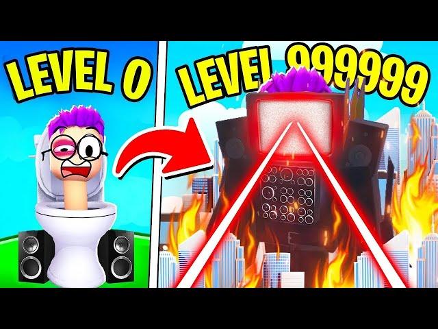 MAX LEVEL CINEMA TITAN TV-MAN In ROBLOX SKIBIDI TOILET TOWER DEFENSE! (ALL LEVELS!)