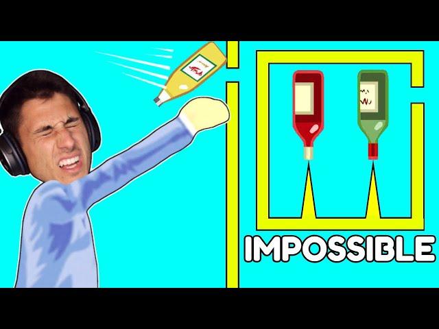 This Bottle Flip Is IMPOSSIBLE! | Happy Wheels