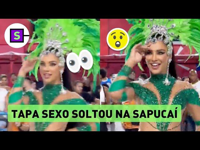 Musa do Carnaval, Gabriela Versiani perde tapa-sexo no meio da Sapucaí: 'Vergonha'