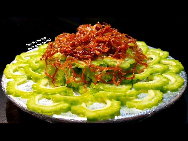 Món chay ngon lạ miệng chống ngán ngày tết từ khổ qua và nấm | vegan recipes