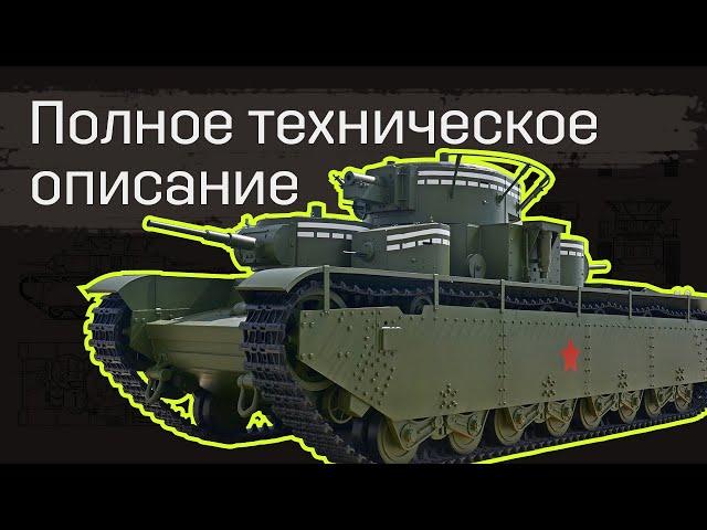 Танк Т-35 Часть 2 (Подробное техническое описание)