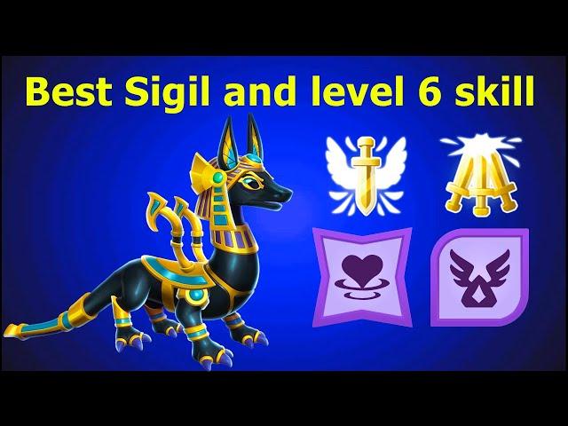 Best Sigil and level 6 skill Anubis Dragon-Dragon Mania Legends | Level 6 Anubis and Diva event