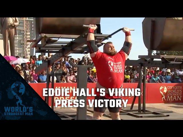 2017 World's Strongest Man | Eddie Hall's Viking Press Victory