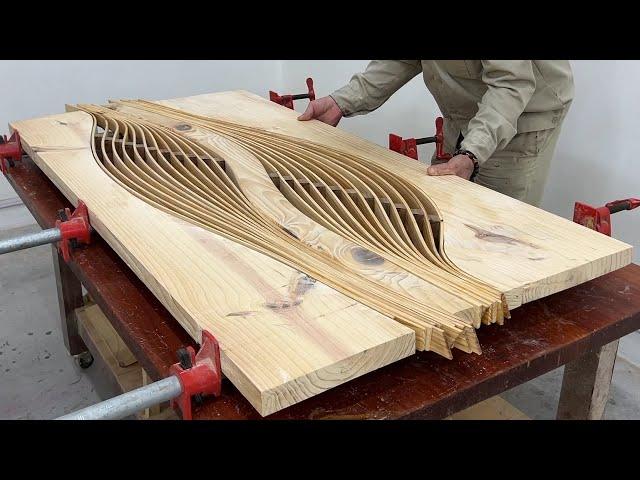 Amazing Woodworking Art - Build A Table With Artistic Curves