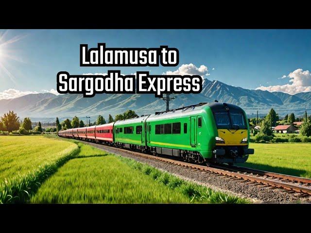 Dhamaka Express Pakistan Railway Journey Lalamusa To Sargodha