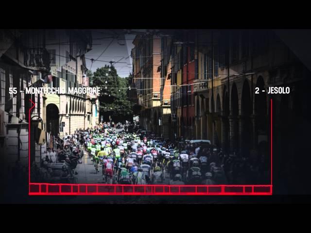 Presemtazione 13a tappa 98° Giro d'Italia, Montecchio Maggiore-Jesolo di 147 km