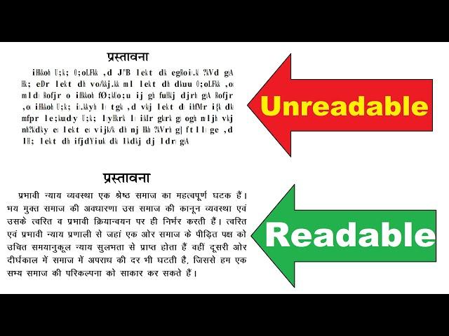 How to fix missing fonts issue in Krutidev/Devlys Hindi font pdf files/ documents - Saral Suggest