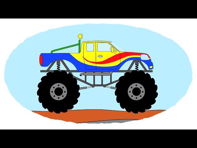 Все серии подряд - Сборник про Монстр-траки | Monster trucks - Compilation For Kids