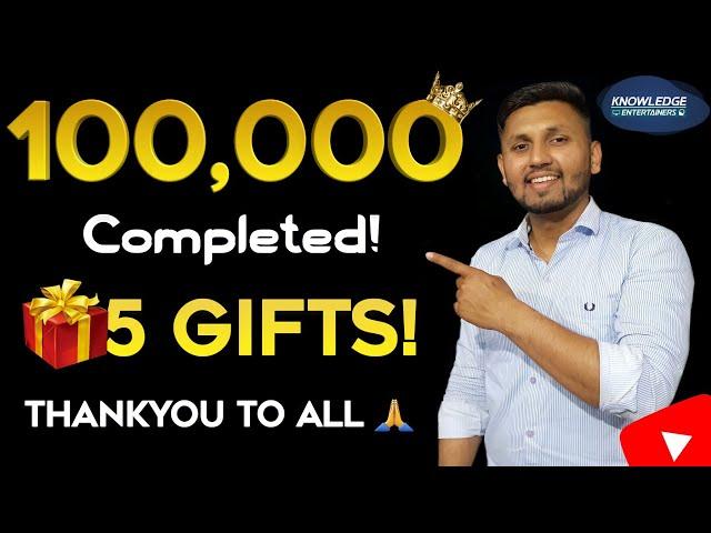 100k+ Completed! | THANKYOU SO MUCH TO ALL | Giveaway | Views & Subcribers Guide