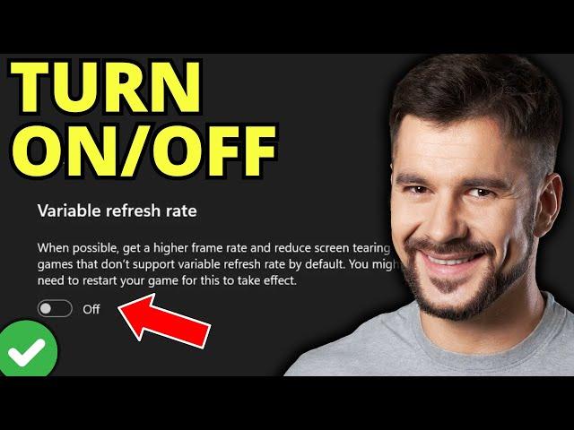 How To Turn ON/OFF Variable Refresh Rate VRR on Windows 11