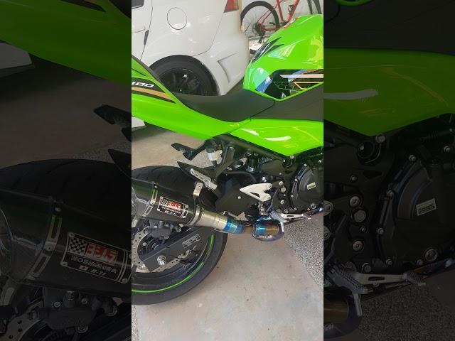 Kawasaki Ninja 400 Yoshimura R11 Full System Titanium U-Turn Pipe