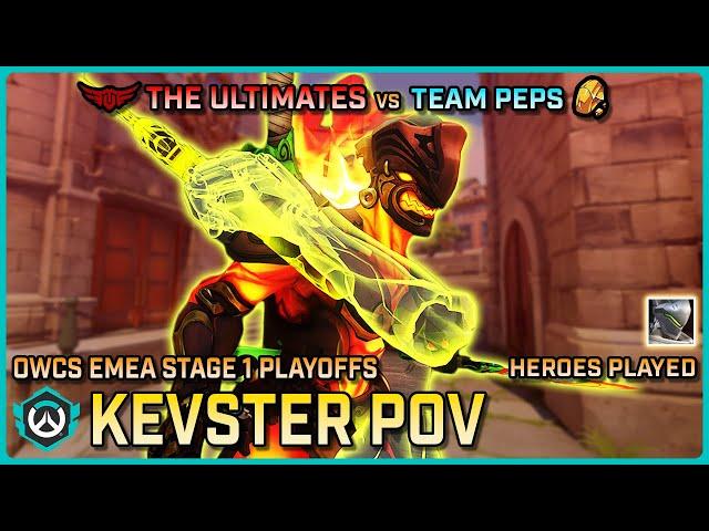 [ Kevster ] Kevster Overwatch is BACK | The Ultimates vs Team Peps | Playoffs | OWCS EMEA Stage 1